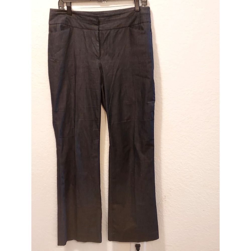 LOFT and Curvy Trouser Pants Size 8 Black  Work Career Classic Straight‎ Leg